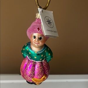 Vintage CHRISTOPHER RADKO Aladdin with genie lamp Ornament